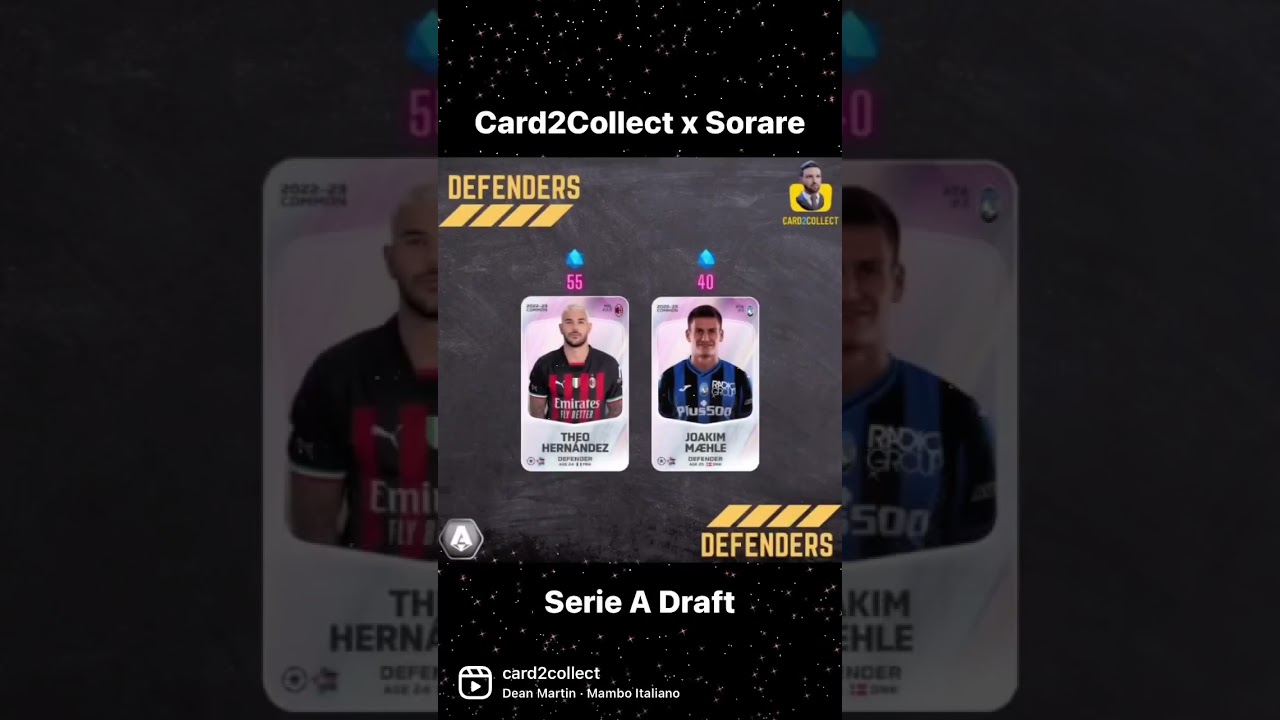 My #sorare #freetoplay Serie A Draft