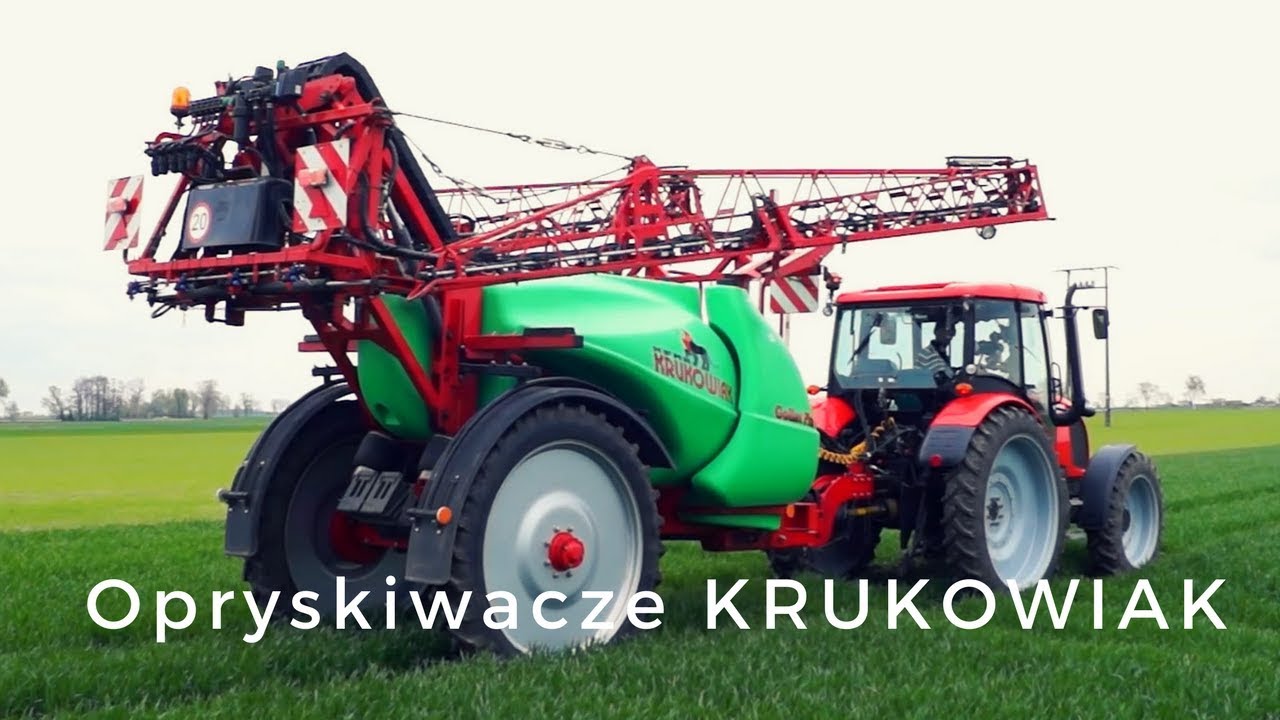 Opryskiwacze Krukowiak na polu 🎥 2017