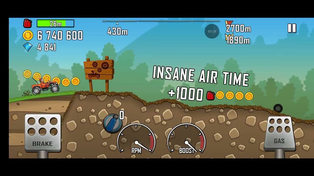 He vuelto a este gran juego !! | Hill climb racing #10