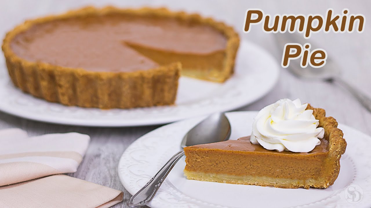 Pumpkin Pie: Torta de Abóbora Tradicional Americana | Receita Sandra Dias