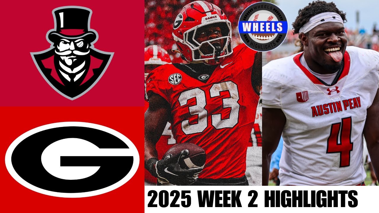 #4 Georgia vs Austin Peay Highlights | Week 2 | 2025 College Football Highlights