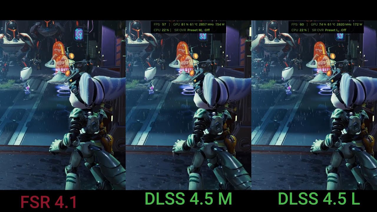 FSR4.1 VS DLSS4.5 PRESET M VS DLSS4.5 PRESET L | RATCHET & CLANK RIFT APART 4K | HOW BIG IS THE GAP?