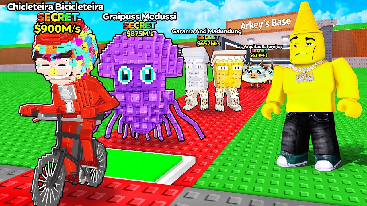 Stealing My Friend’s Rarest Brainrots For 24 Hours..