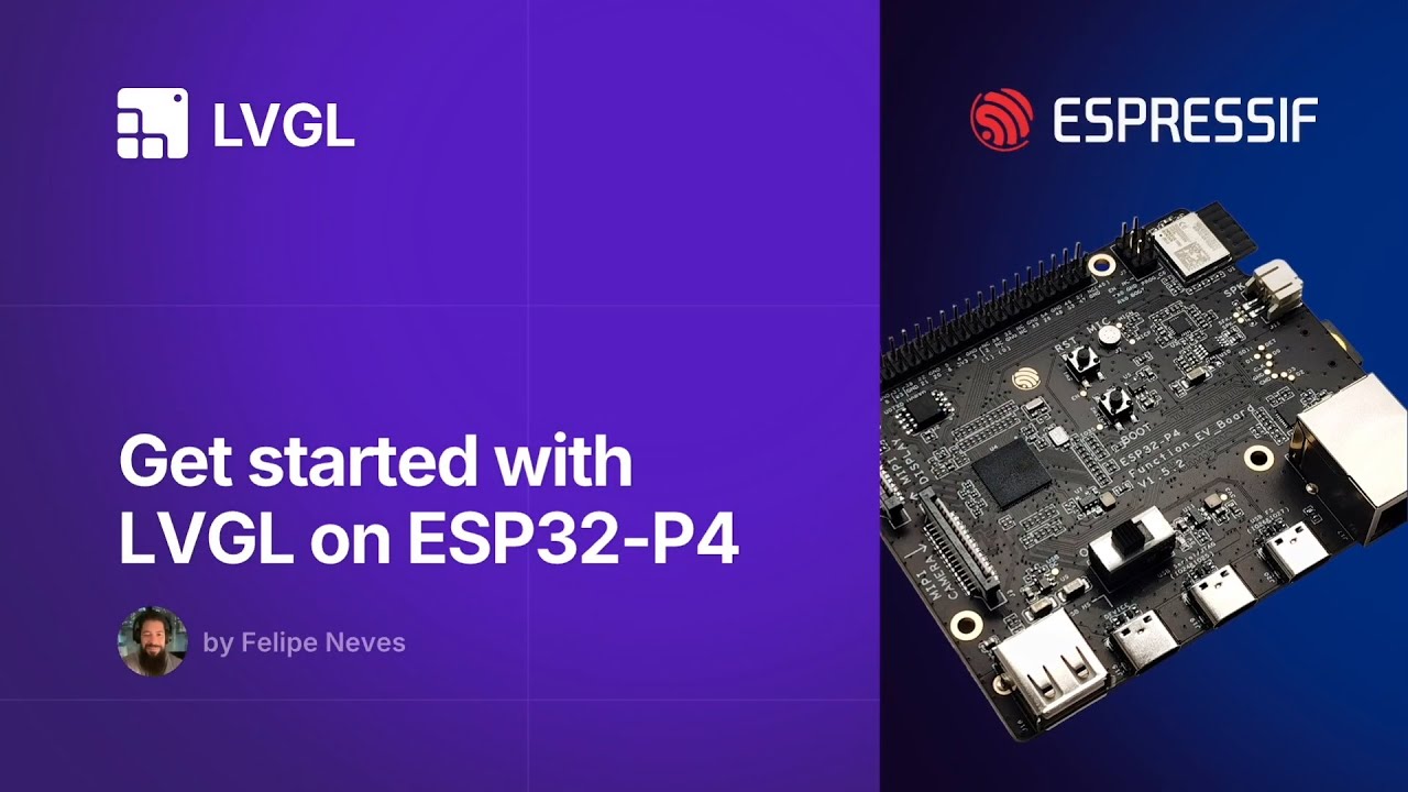 Build UIs on ESP32-P4 with LVGL | Hands-On Tutorial