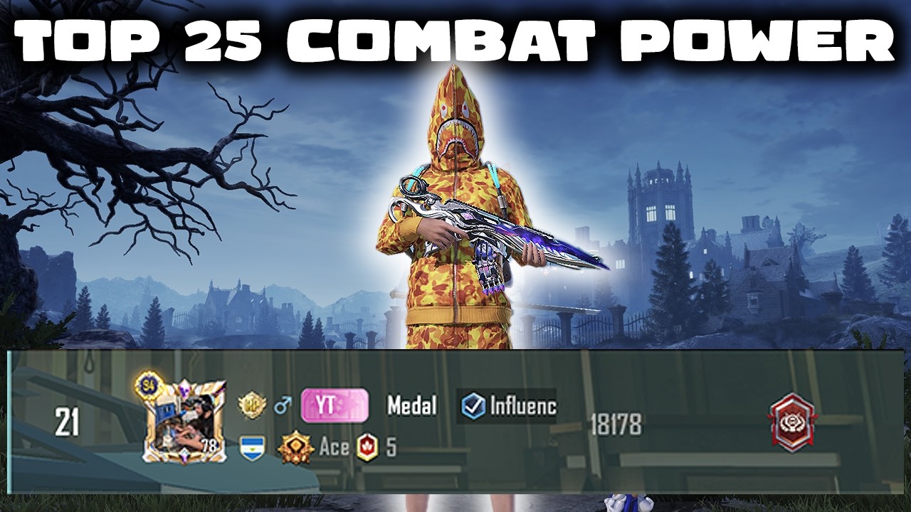 Топ-25 в рейтинге COMBAT POWER! 💪🔥 | PUBG MOBILE