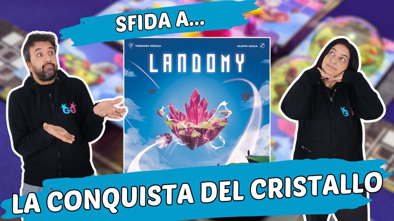 Landomy Partita Completa al Gioco da Tavolo. Chi controllerà il cristallo e dominerà le isole?