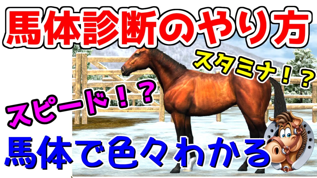 【解析】馬体でパラメータがわかる！？～馬体診断のすゝめ～【ダビスタSwitch】
