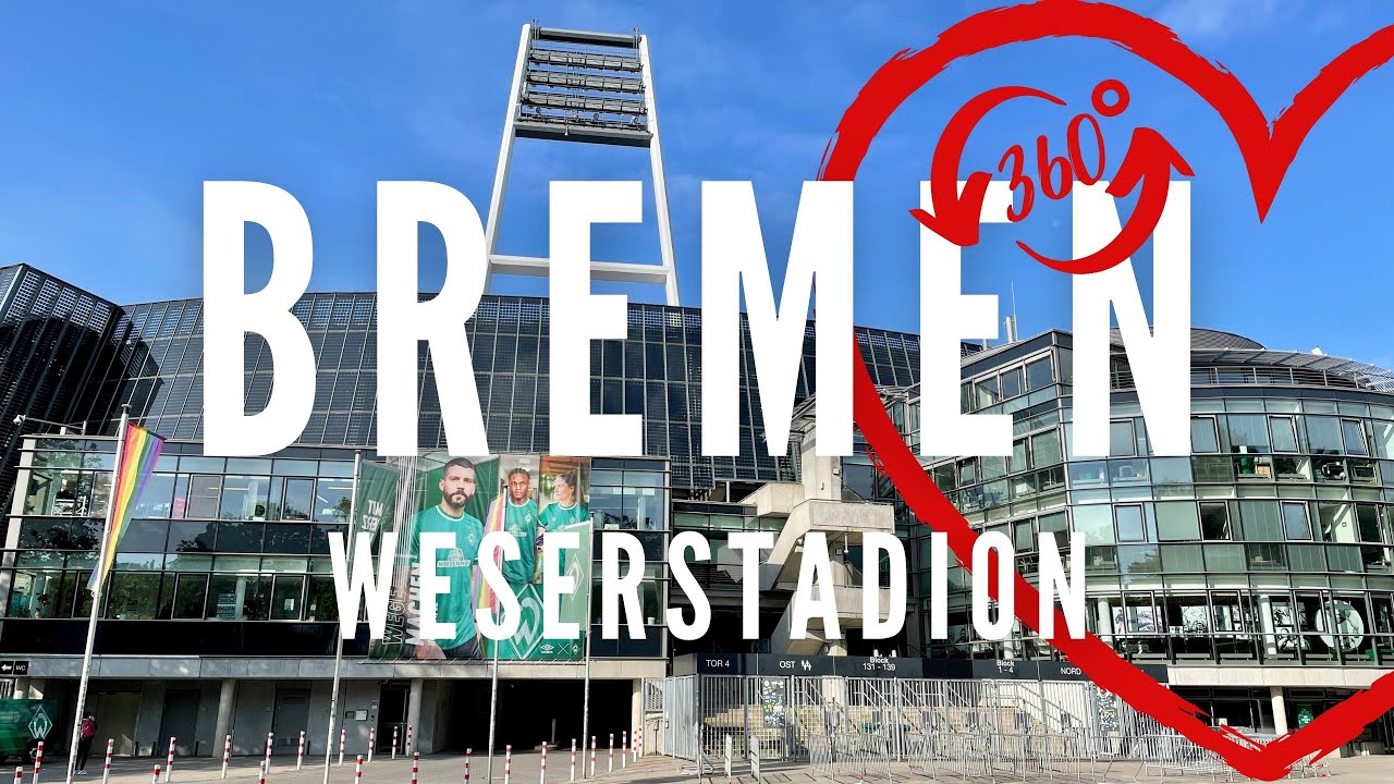 360° Tour um das Weserstadion in Bremen | 360 Grad Video Bremen