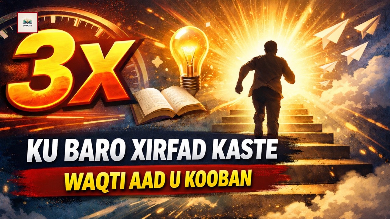 Isbuucyo Kaliya Ayaad u Baahantahay si Aad u Barato Xirfad Kaste oo Aad Jeceshahay | Tijaabo Cajiiba