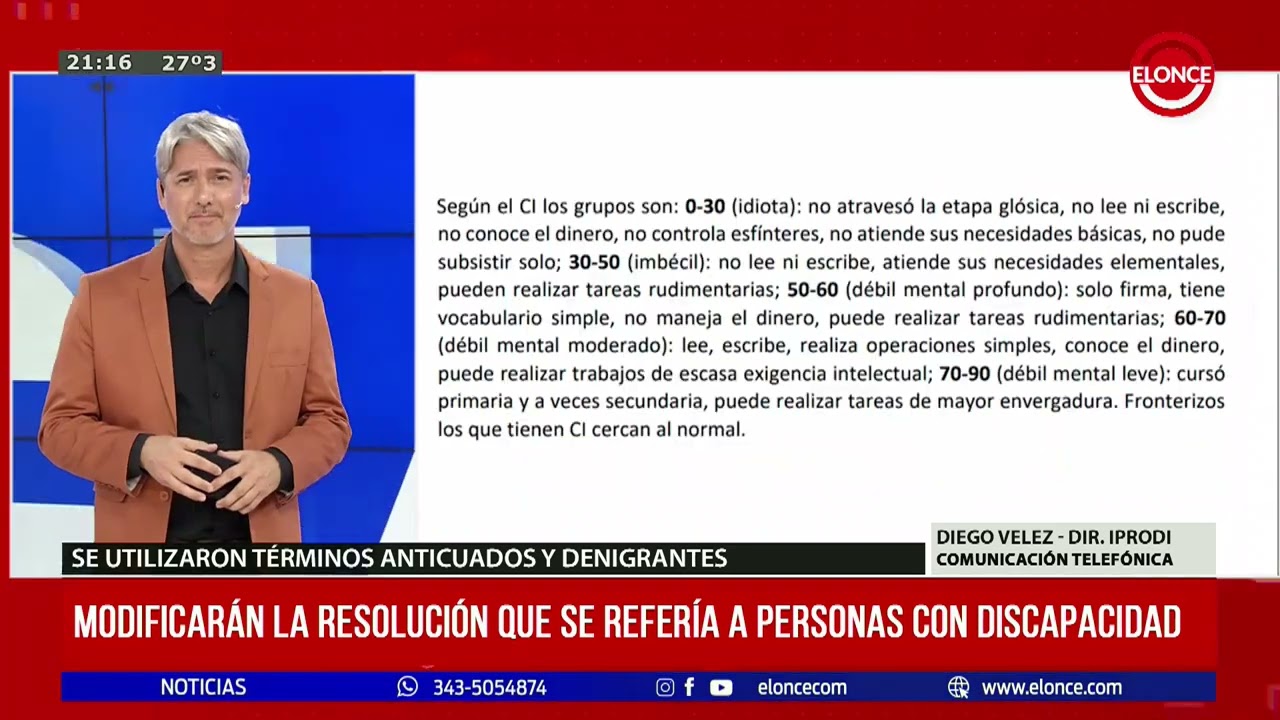 Términos con los que se refirieron a los discapacitados, la opinión de directivos del IPRODI