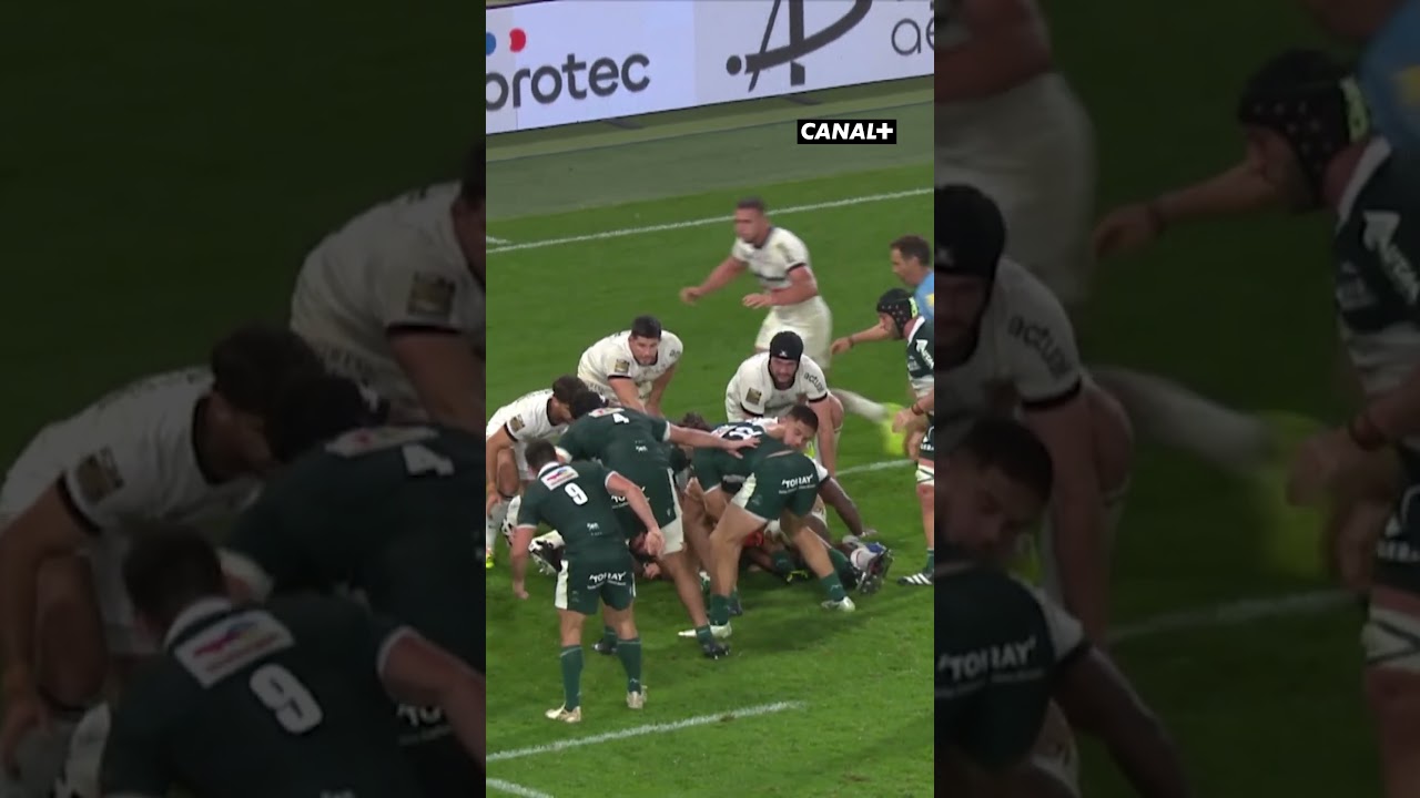 LA PUISSANCE DES AVANTS PALOIS LIB&Egrave;RE LE HAMEAU 🤯 #top14 #rugby #sports