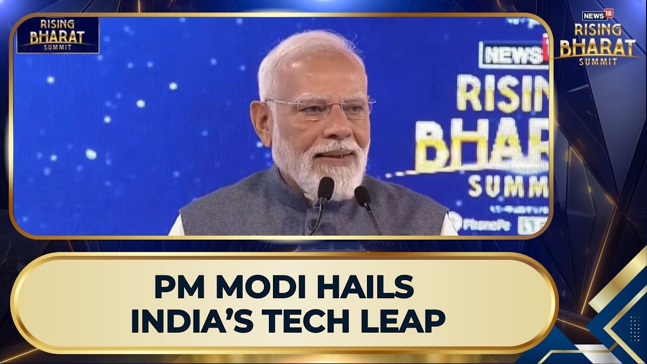 PM Modi Underscores India’s Tech Leap, AI Summit Success At News18 Rising Bharat 2026 | News18