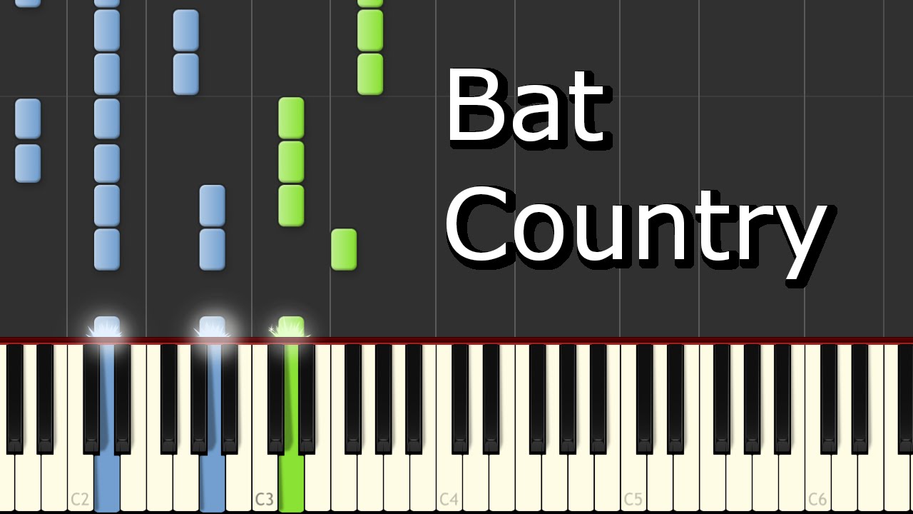 [Avenged Sevenfold - Bat Country] Piano Tutorial