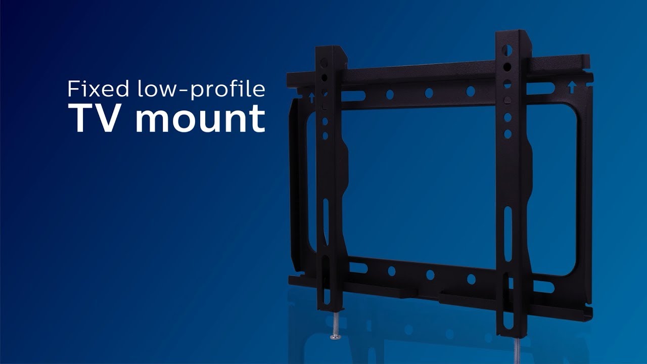 SQM3221/27: Philips Fixed Low-Profile TV Mount - Installation