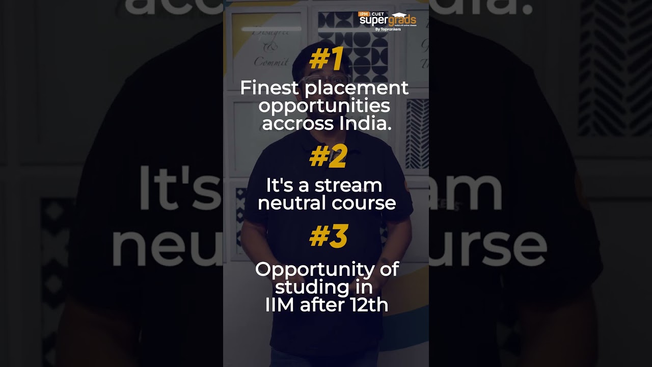 5 Reasons why IPM is the best course
