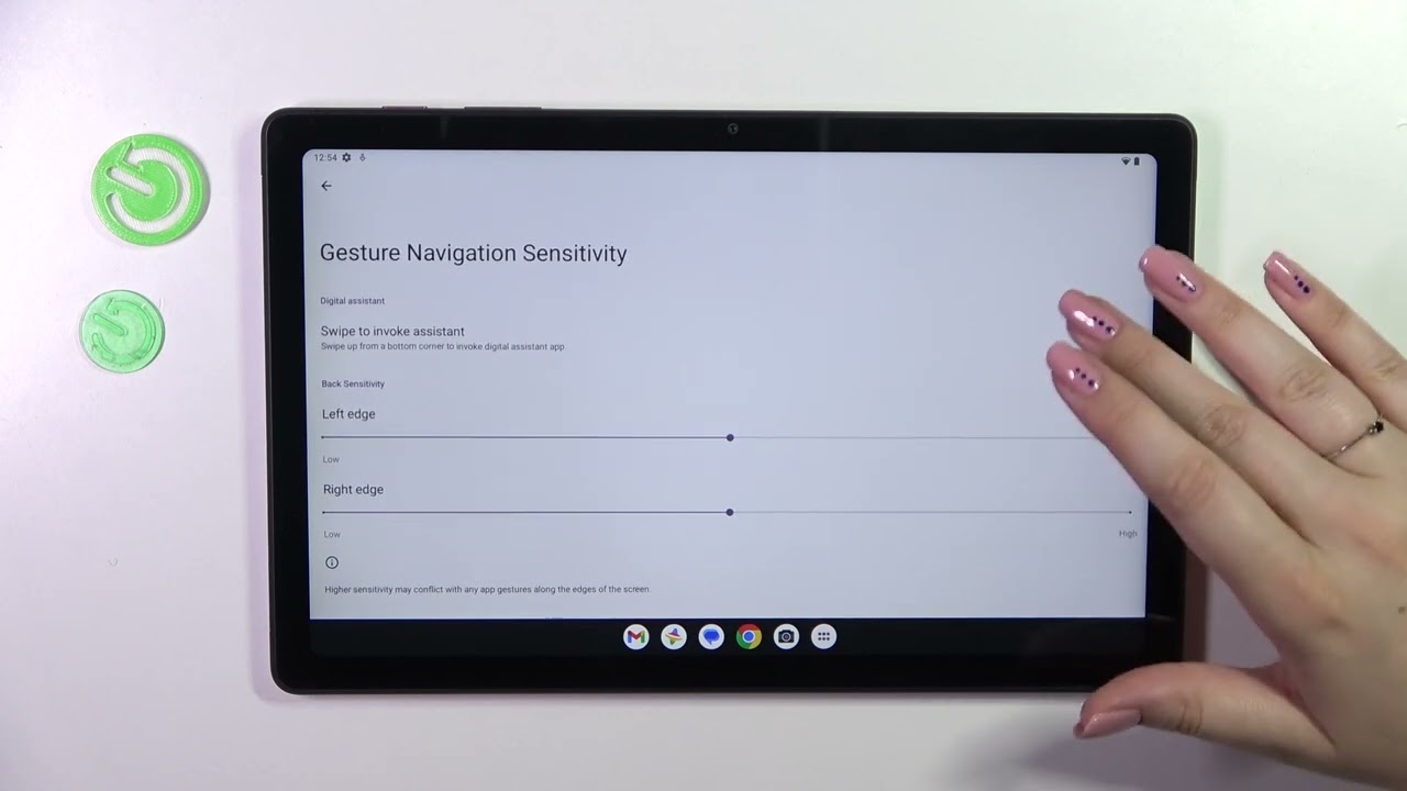 How to Set Navigation Gestures in T Tablet &ndash; Remove Navigation Buttons