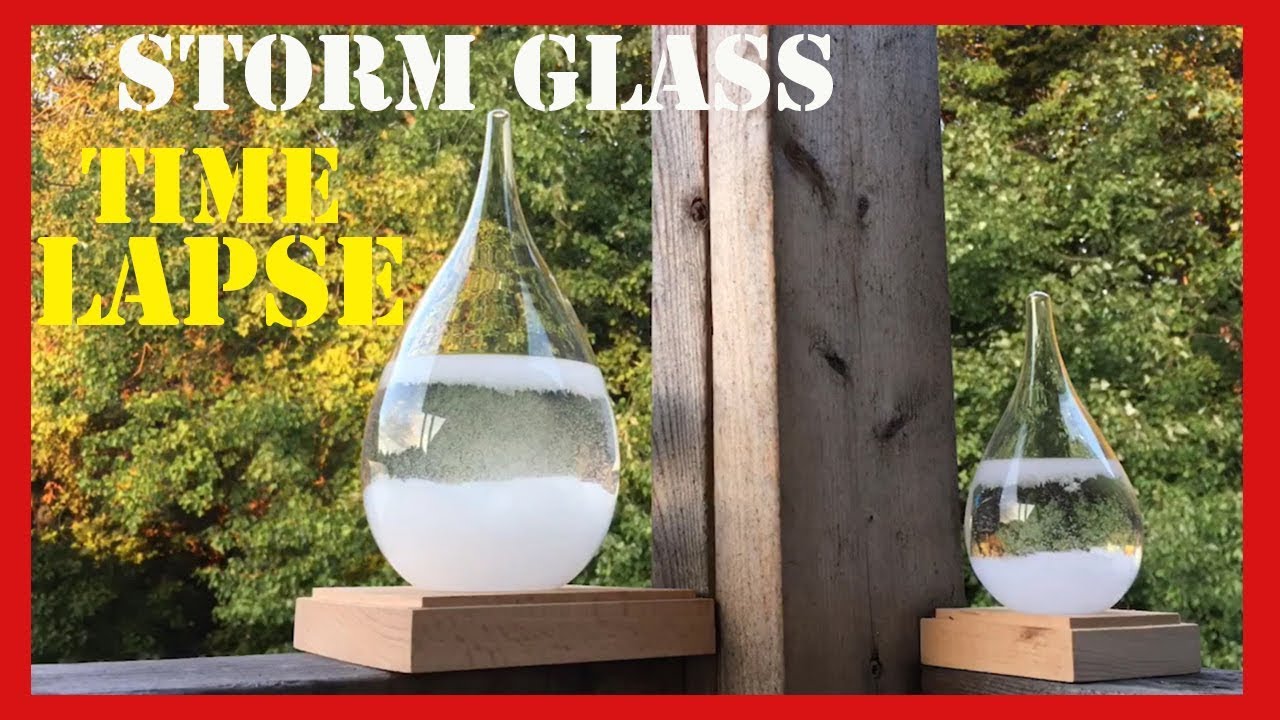 Storm Glass Time Lapse - Weather Glass Predictor