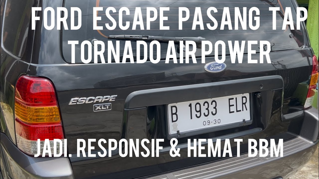 #Ford ESCAPE PAKE TAP Tornado Air Power jadi Lebih Responsif dan Hemat BBM.  Bergaransi & Terbukti!!