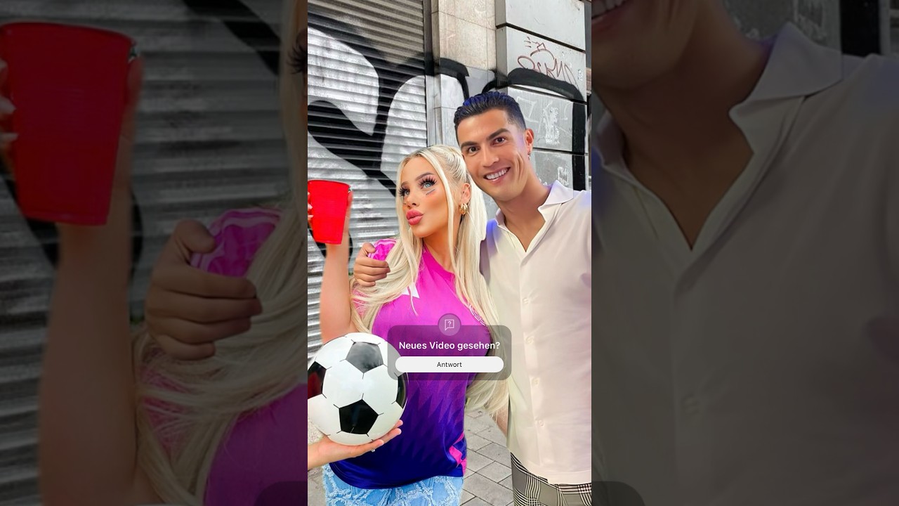 RONALDO getroffen 😳 #canselguel #shorts
