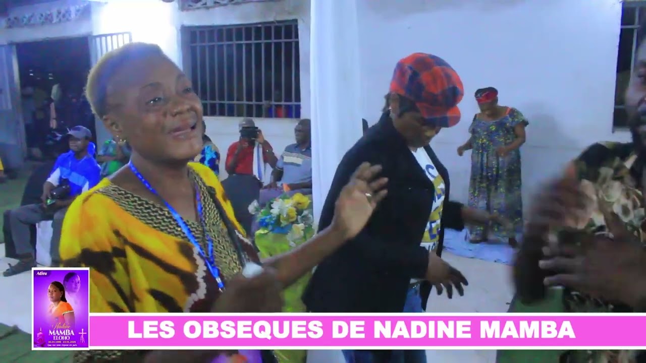 Les obsèques de madame nadine mamba à kintambo 