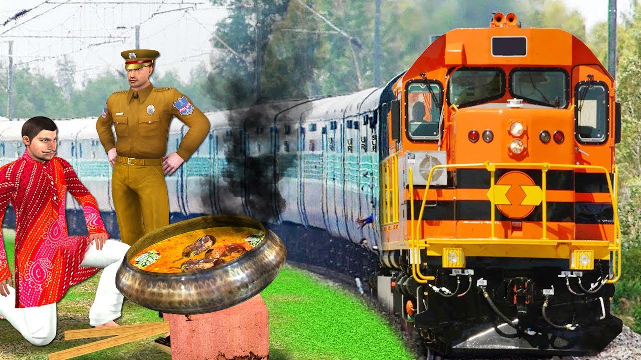 ट्रेन यात्रा Train Yatra Hindi Kahaniya - Funny Train Comedy Scene- Stories In Hindi