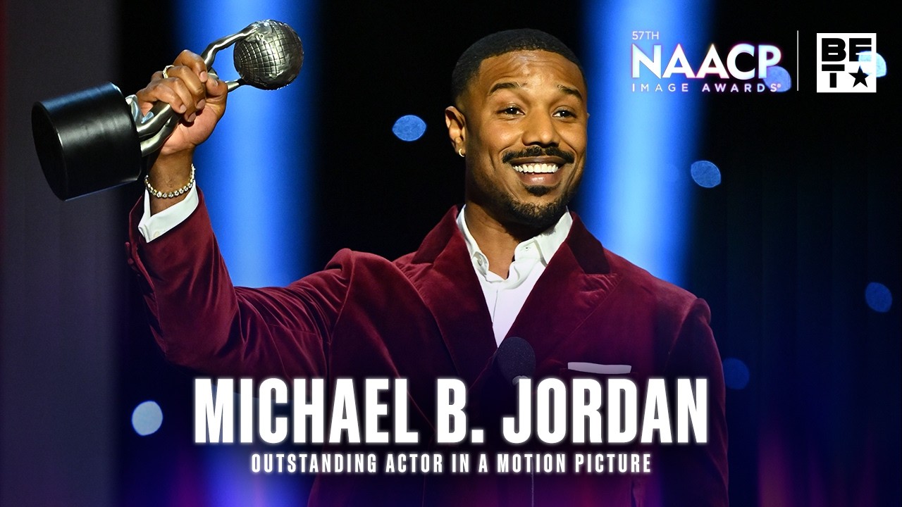 Michael B. Jordan Dedicates His Outstanding Actor Win to Chadwick Boseman | NAACP Image Awards &rsquo;26