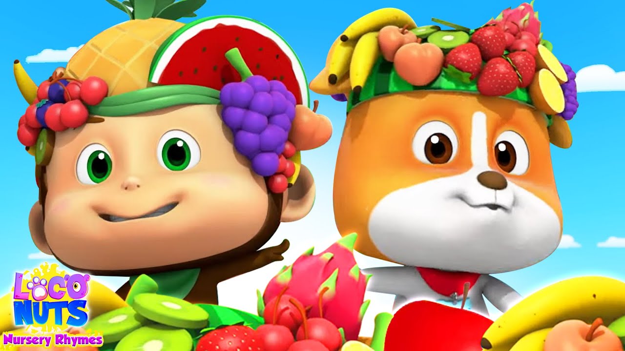 Fruits Song, Healthy Eating for Babies + More Cartoon Videos and Preschool Rhymes
