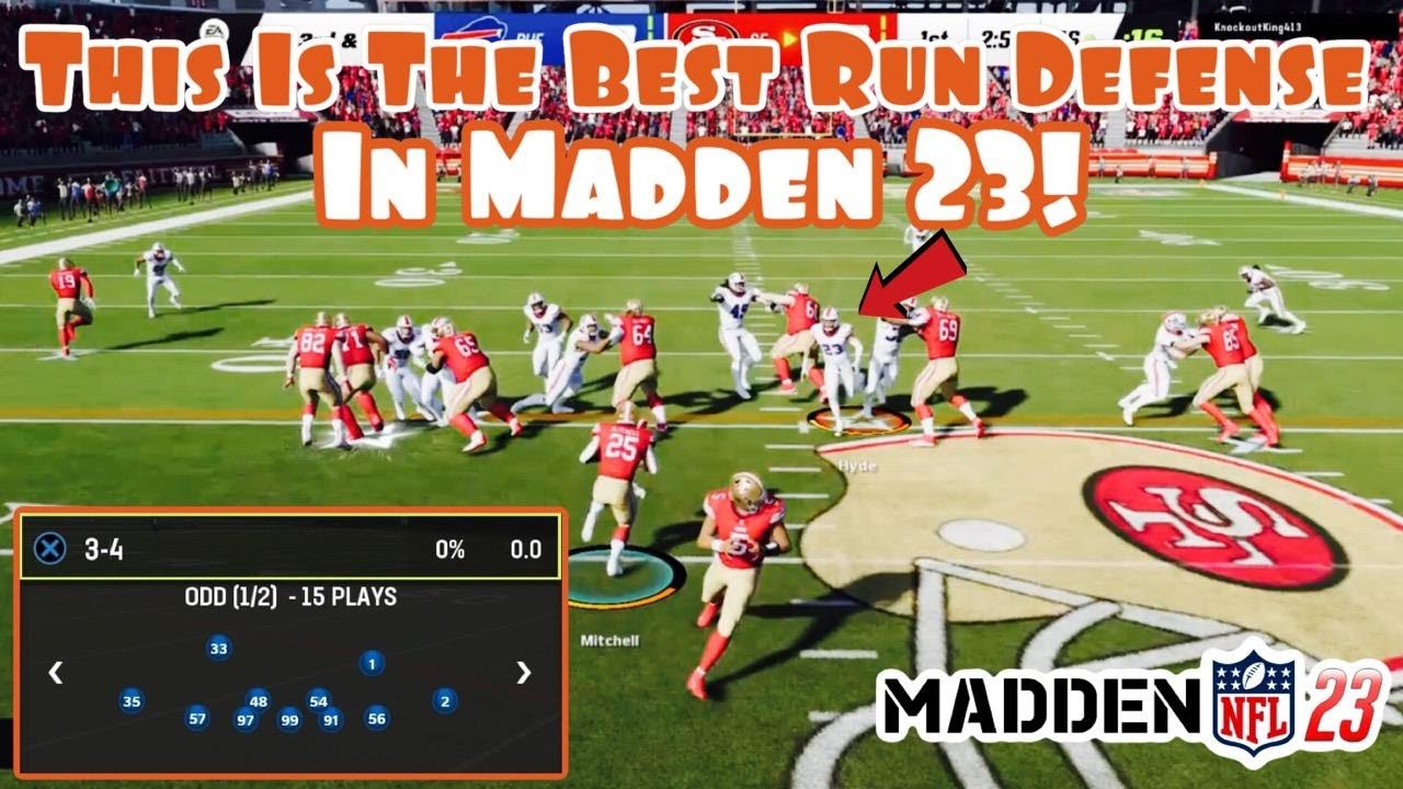 This Is The Best Run Defense In Madden 23! | 34 Odd Gameplay |