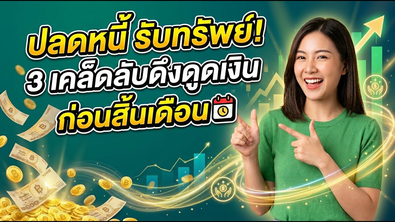 ชำระหนี้ รับทรัพย์: 3 เคล็ดลับดึงเงินเข้ากระเป๋าก่อนสิ้นเดือน