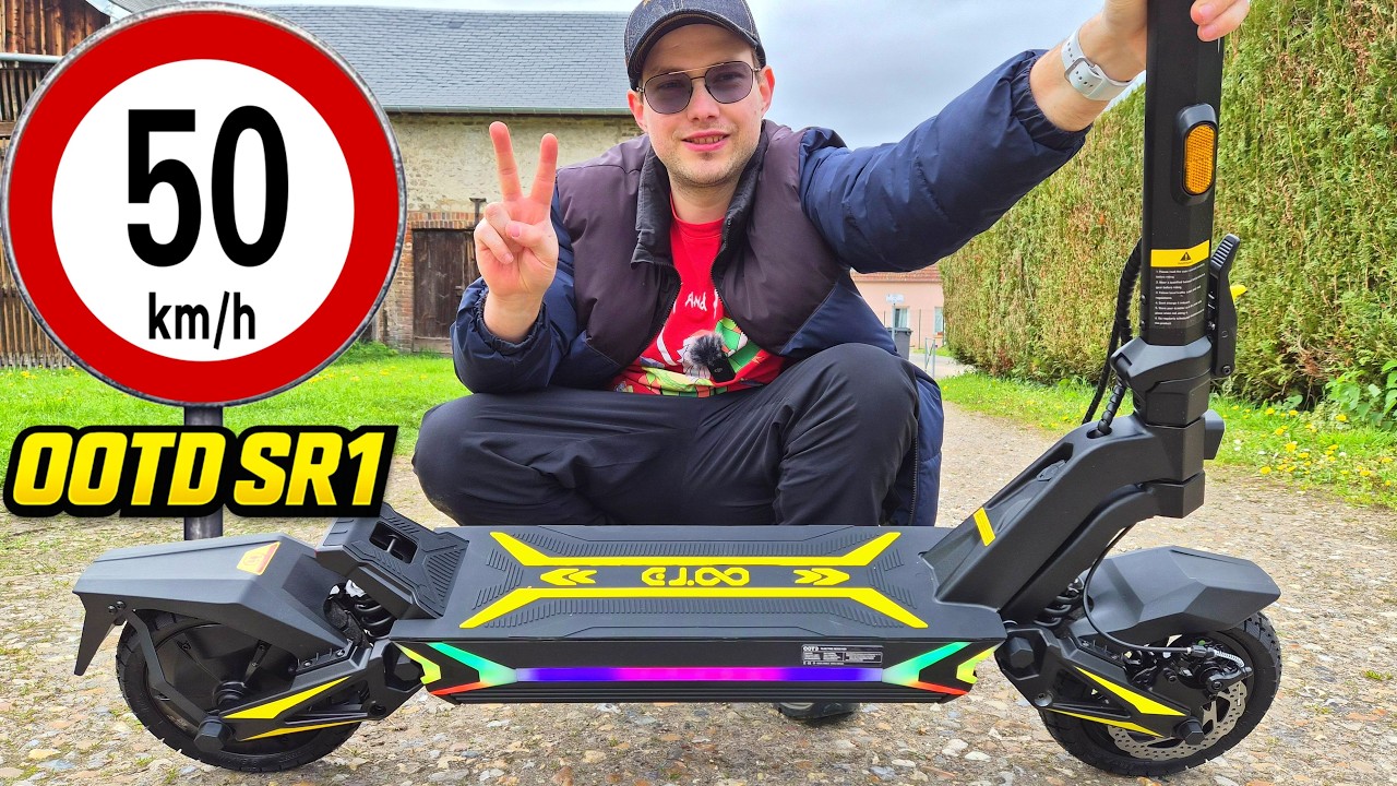 Une Trottinette &Eacute;LECTRIQUE ULTRA NERVEUSE ! - OOTD SR1 - D&eacute;ballage et Test Complet !
