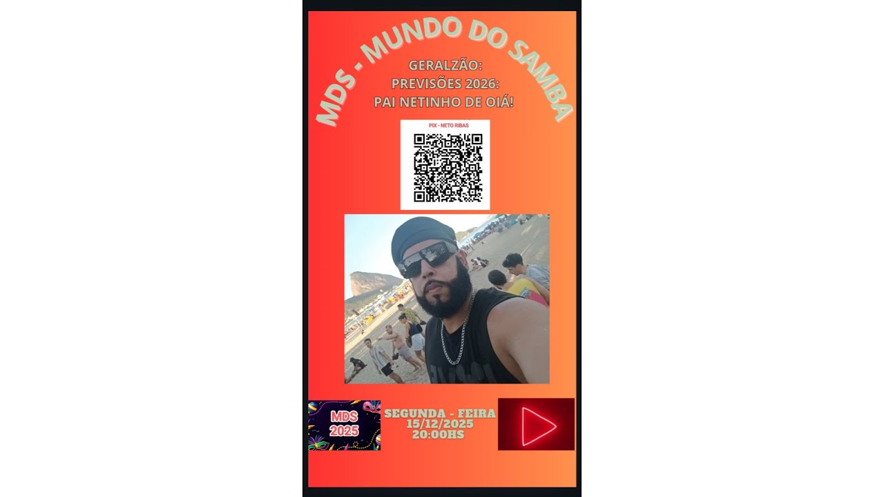 MDS CARNAVAL 2026 - GERALZ&Atilde;O: PREVIS&Otilde;ES PARA 2026 - NETO RIBAS!