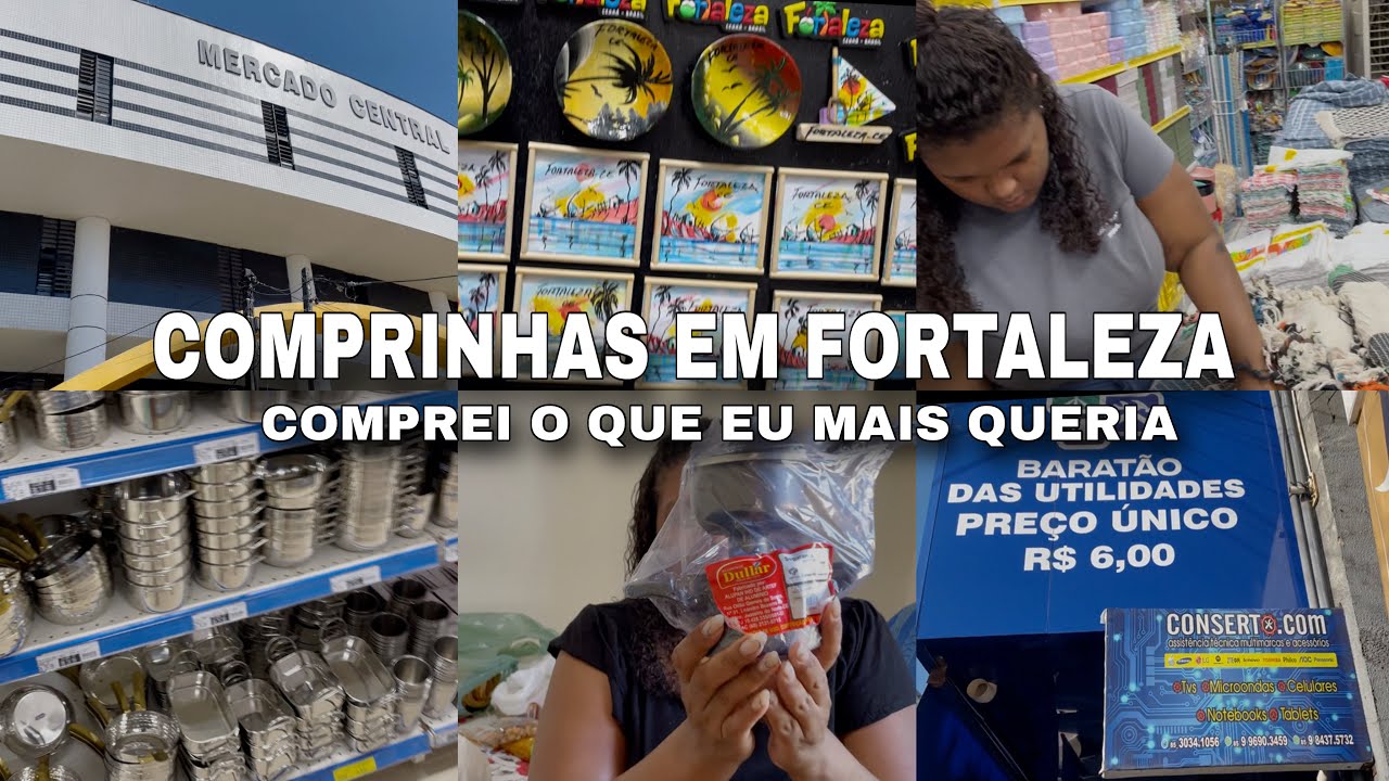 VLOG VIAGEM EM FORTALEZA: FOMOS NO MERCADO CENTRAL + COMPRINHAS PARA O LAR || PAULA FERREIRA 