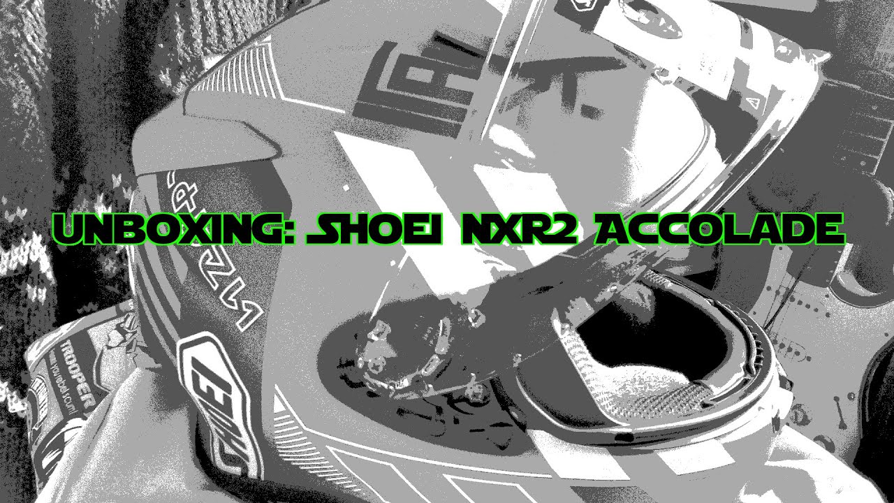 Unboxing the SHOEI NXR2 Accolade motorcycle helmet