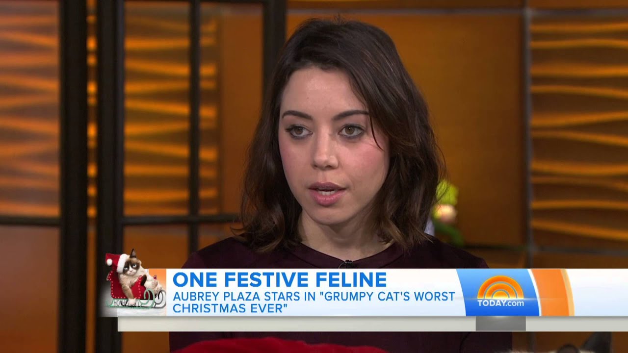 Aubrey Plaza In ‘Grumpy Cat’s Worst Christmas’ | TODAY