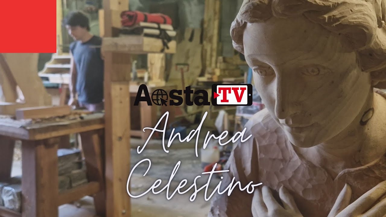 Legno, scalpello, talento e passione: le sculture di Andrea