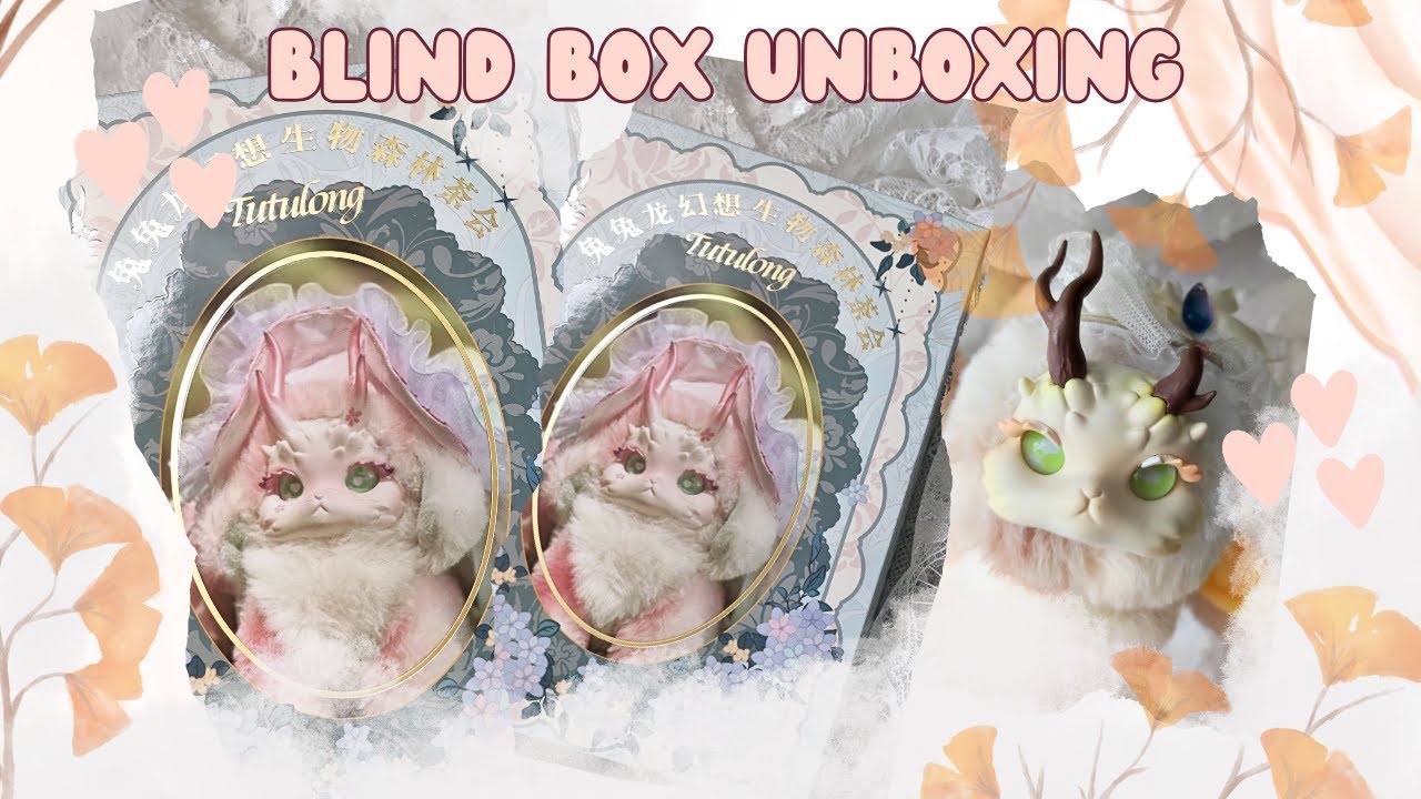 🍰Blind Box Unboxing / Tutulong Fantasy Forest Tea Party Plush Series 🫖🩷