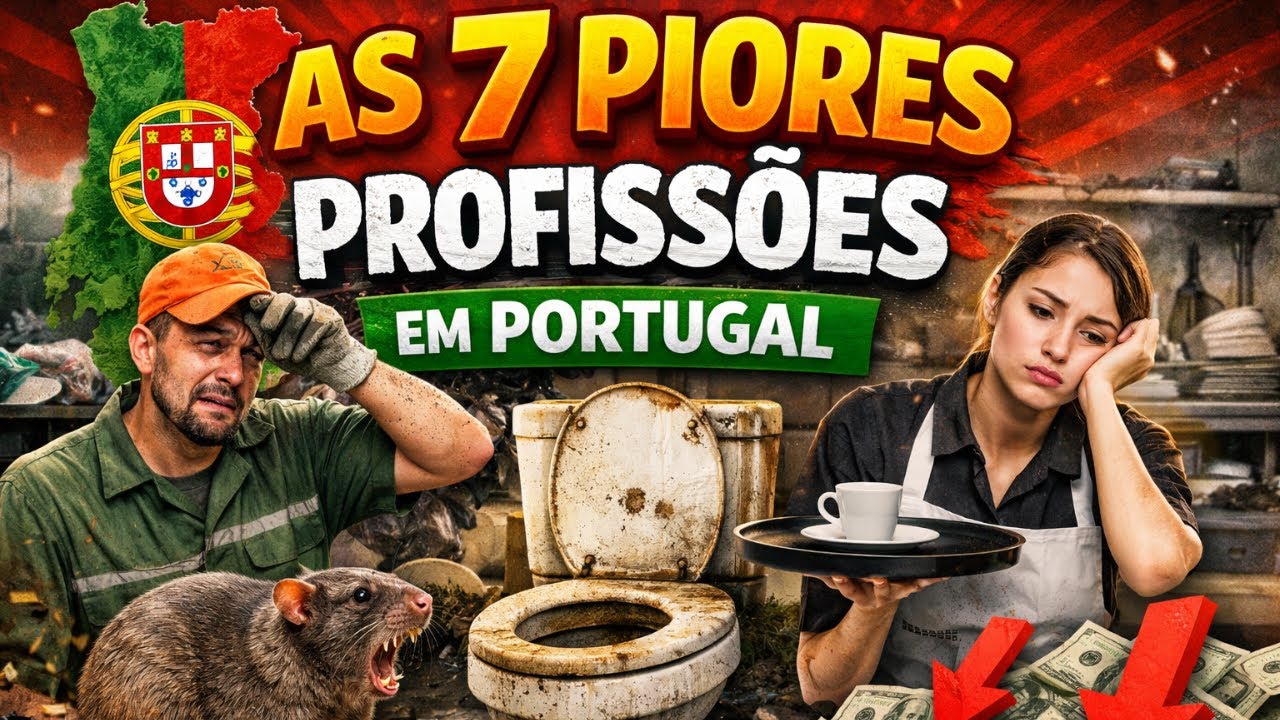 As 7 piores profissões para se trabalhar em Portugal