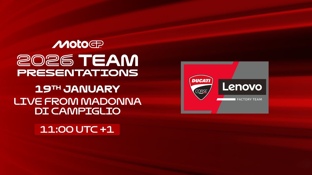 Ducati Lenovo Team | 2026 MotoGP Team Presentations Live Show