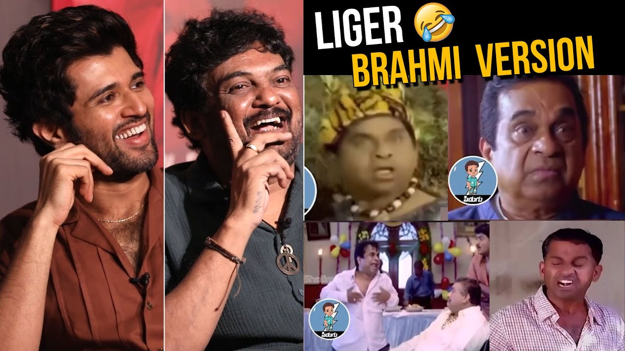 #Liger BRAHMI Version 🤣 Vijay Devarakonda, Purijagannadh & Suma | Charme | Liger Movie Memes | TT