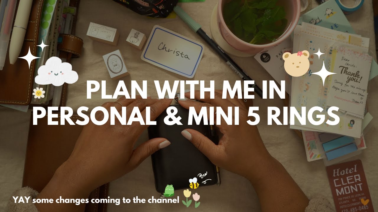 🎈Plan With Me | Filofax Malden & Mini 5 Rings