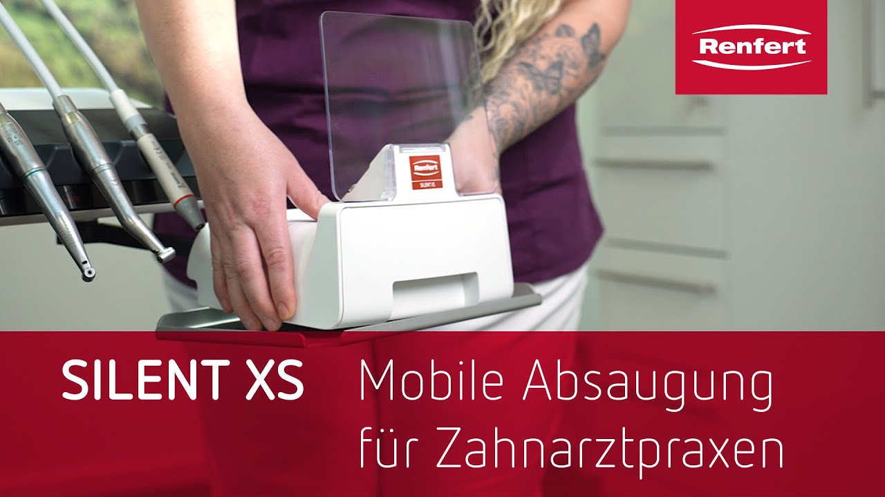 SILENT XS | NIE wieder Schleifstaub! | Mobile Absaugung f&uuml;r Zahnarztpraxen und Mini-Labore