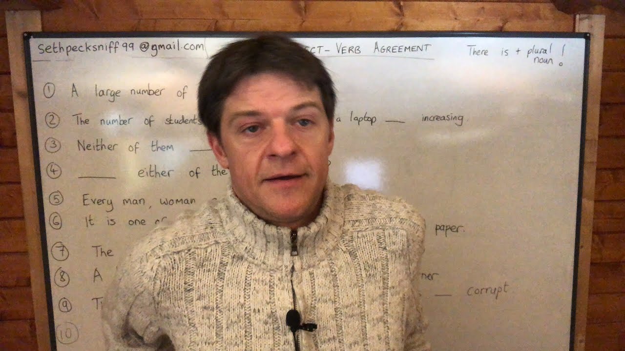 Grammar in Theory and in Practice 5 (subject-verb agreement)