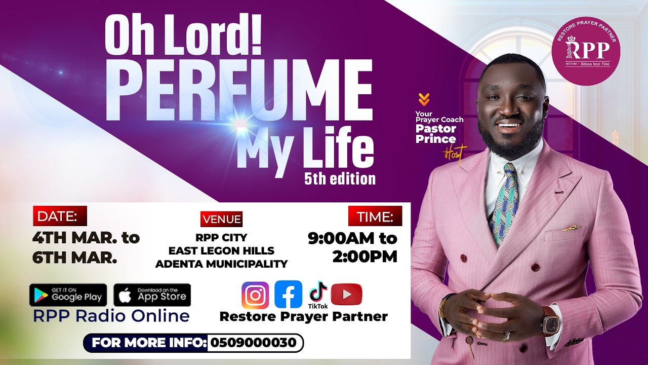 🔴 LIVE | RESTORE PRAYER PARTNER -  IT'S TODAY - OH LORD PERFUME MY LIFE - 4TH MAR. 2026