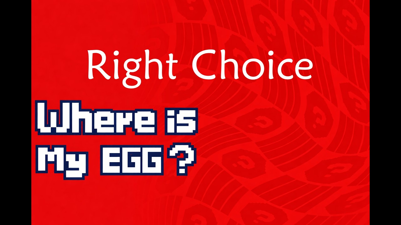Right Choice / Where's My Egg?