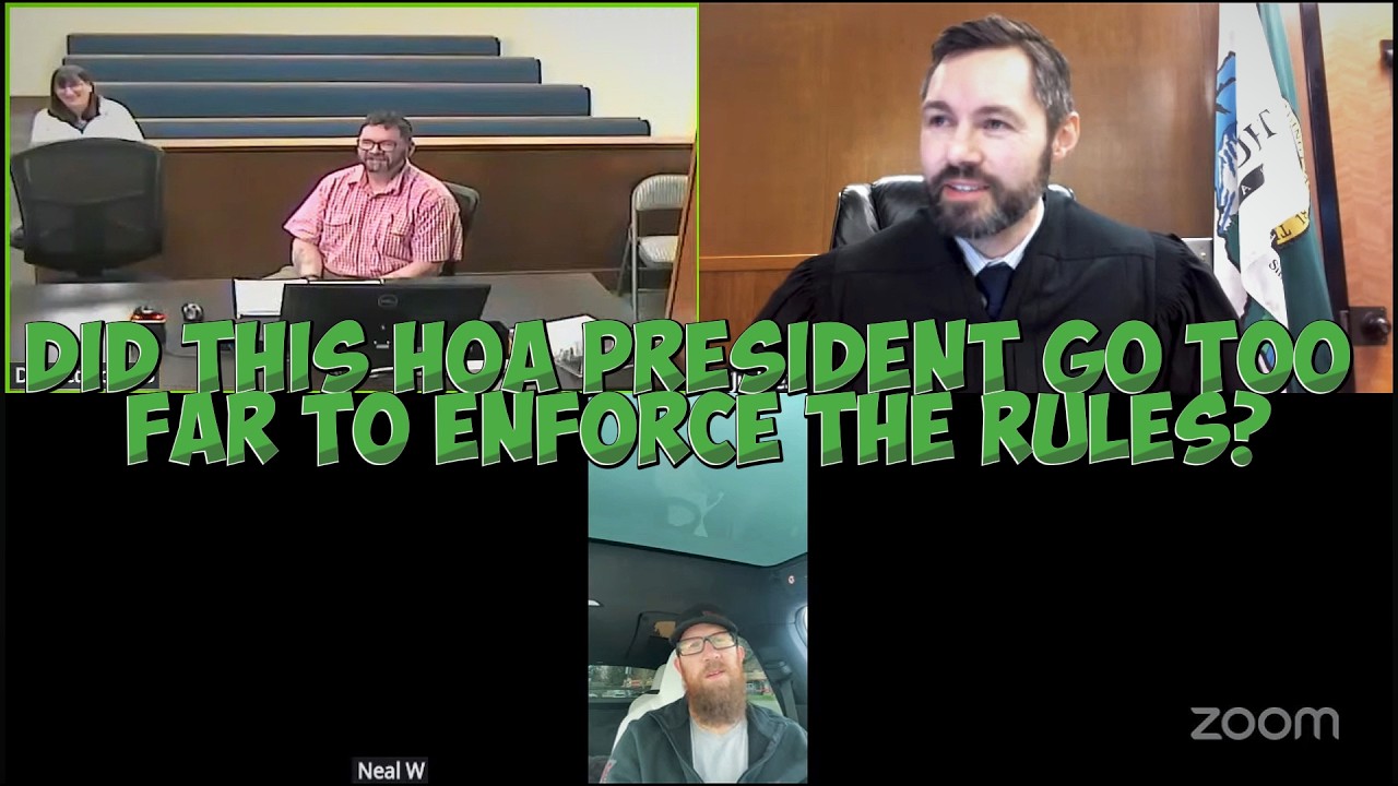Did This HOA President Go Too Far to Enforce the Rules?