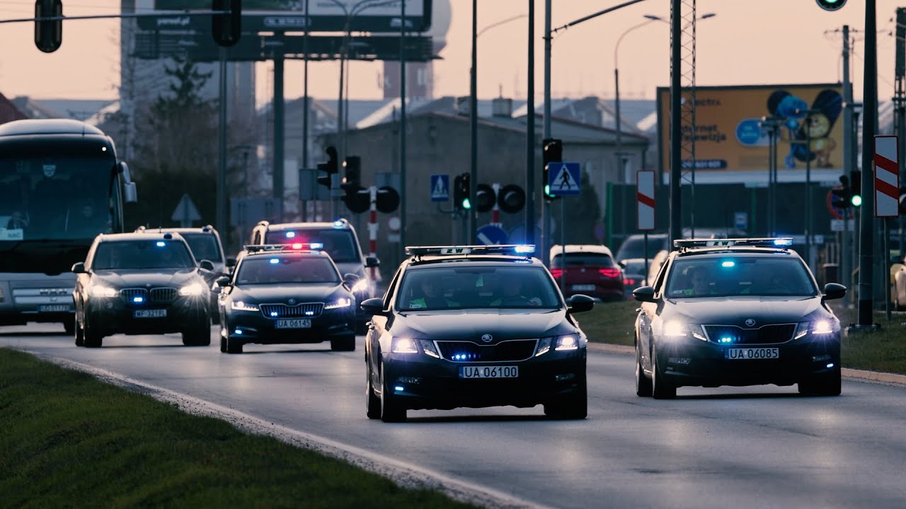 MILITARY POLICE HUGE CONVOY CODE 3