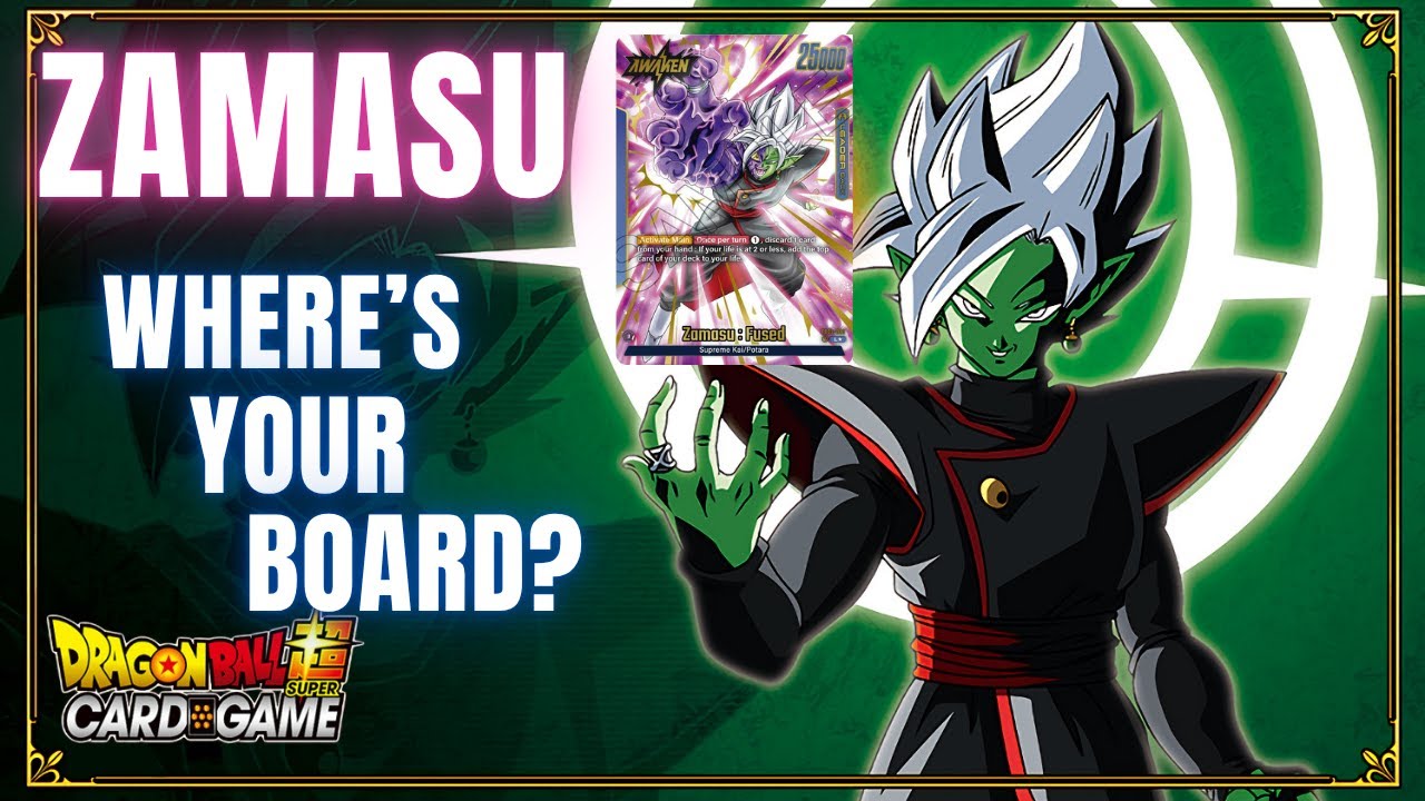 GOD Rank Zamasu vs Kidbuu | Deck List & Gameplay | DBSFW