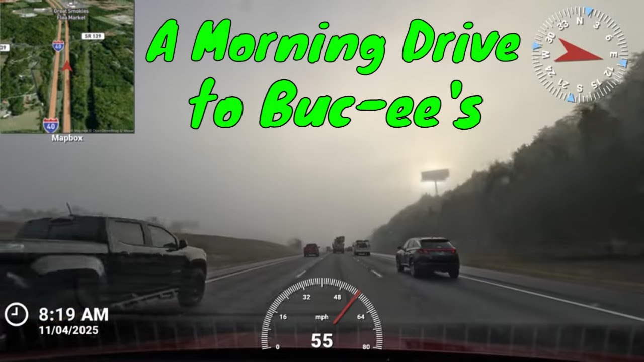 A Morning Drive to Buc-ee's