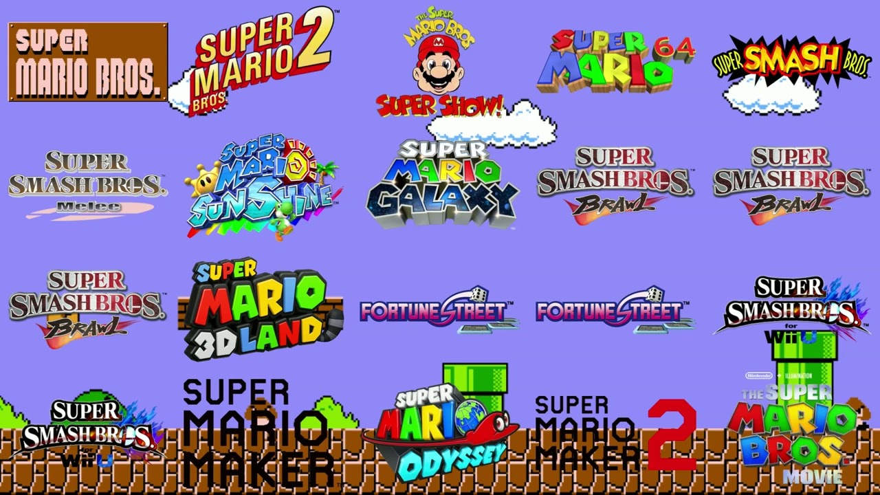 Ground BGM - Mini Mashup | Super Mario Bros. (20 Songs!)