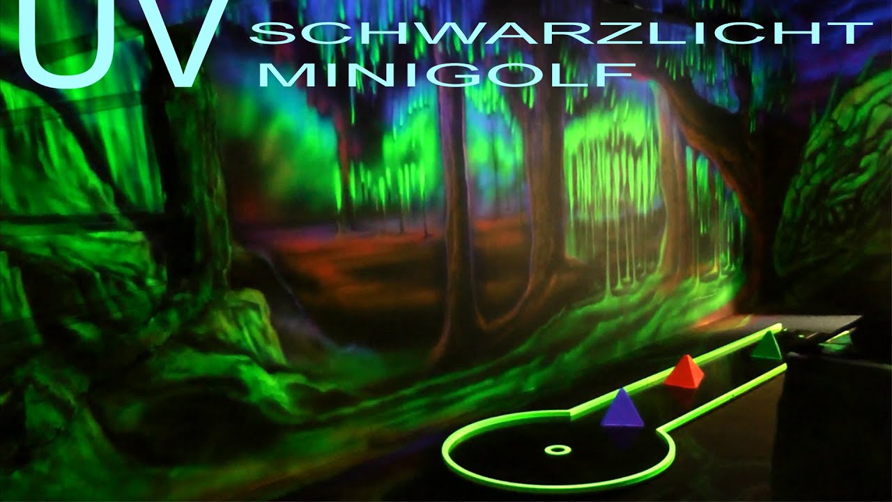 UV, Schwarzlicht, Minigolf